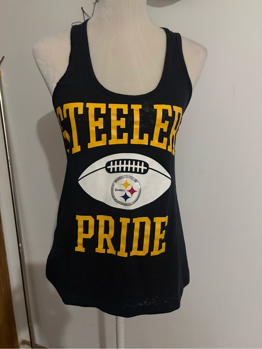 Pink Victoria’s Secret Black 'Steelers Pride' Women's Tank
